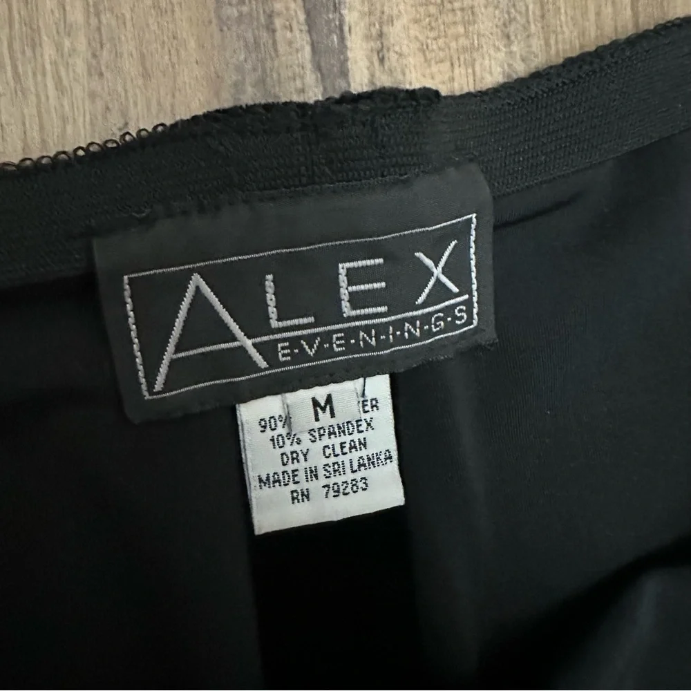 VTG Y2K 90s Black Velvet Velour Midi Maxi Skirt - Picture 3 of 6